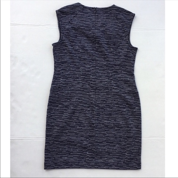 Navy Cap Sleeve Sheath Dress - Picture 4 of 5